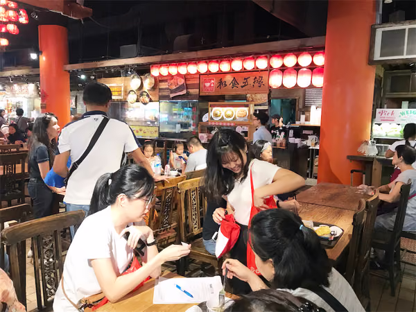 Coke bear at food republic events marketing promoter working 3