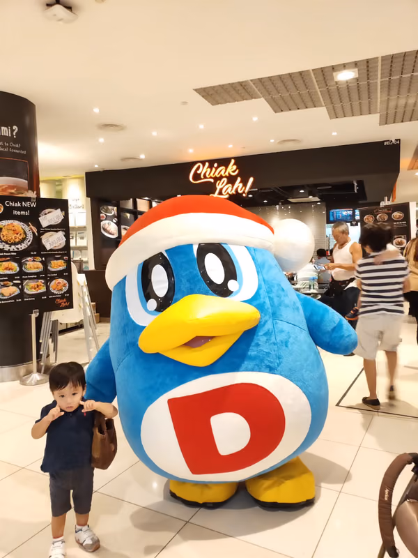 don don donki at city square event marketing with mascots and children 4