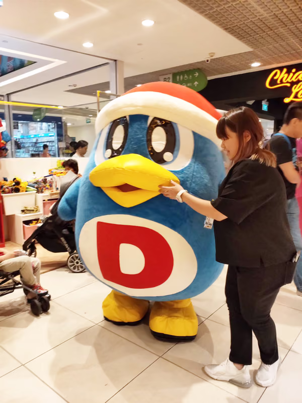 don don donki at city square event marketing with mascots and people 2