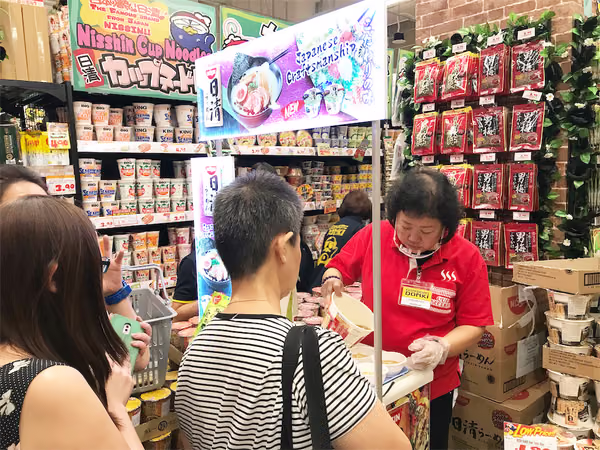 don don donki at novena food event booth 2